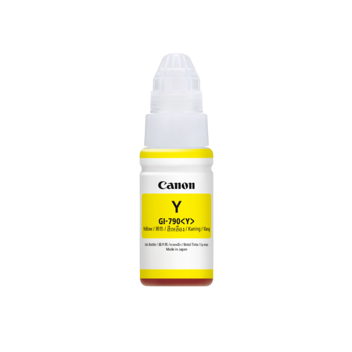 Canon PIXMA GI790 Yellow Ink Bottle for G1010, G2000, G2012, G3000, G3010, G3012, G4010